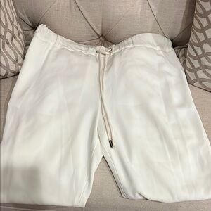White Drawstring Pants